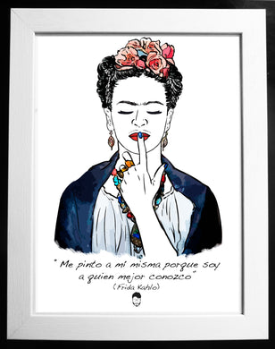 Frida Kahlo, me pinto a mí misma