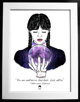 Miércoles Addams, hachas