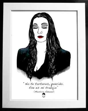 Morticia Addams, tortura