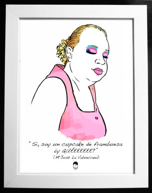 María José La Valenciana, Cupcake de Frambuesa