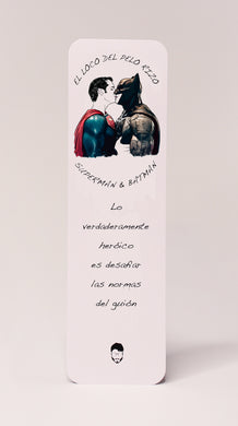 Marcapáginas Superman y Batman