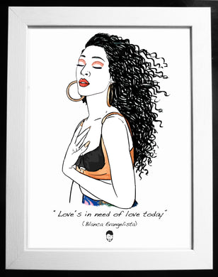 Blanca Evangelista, Pose , love