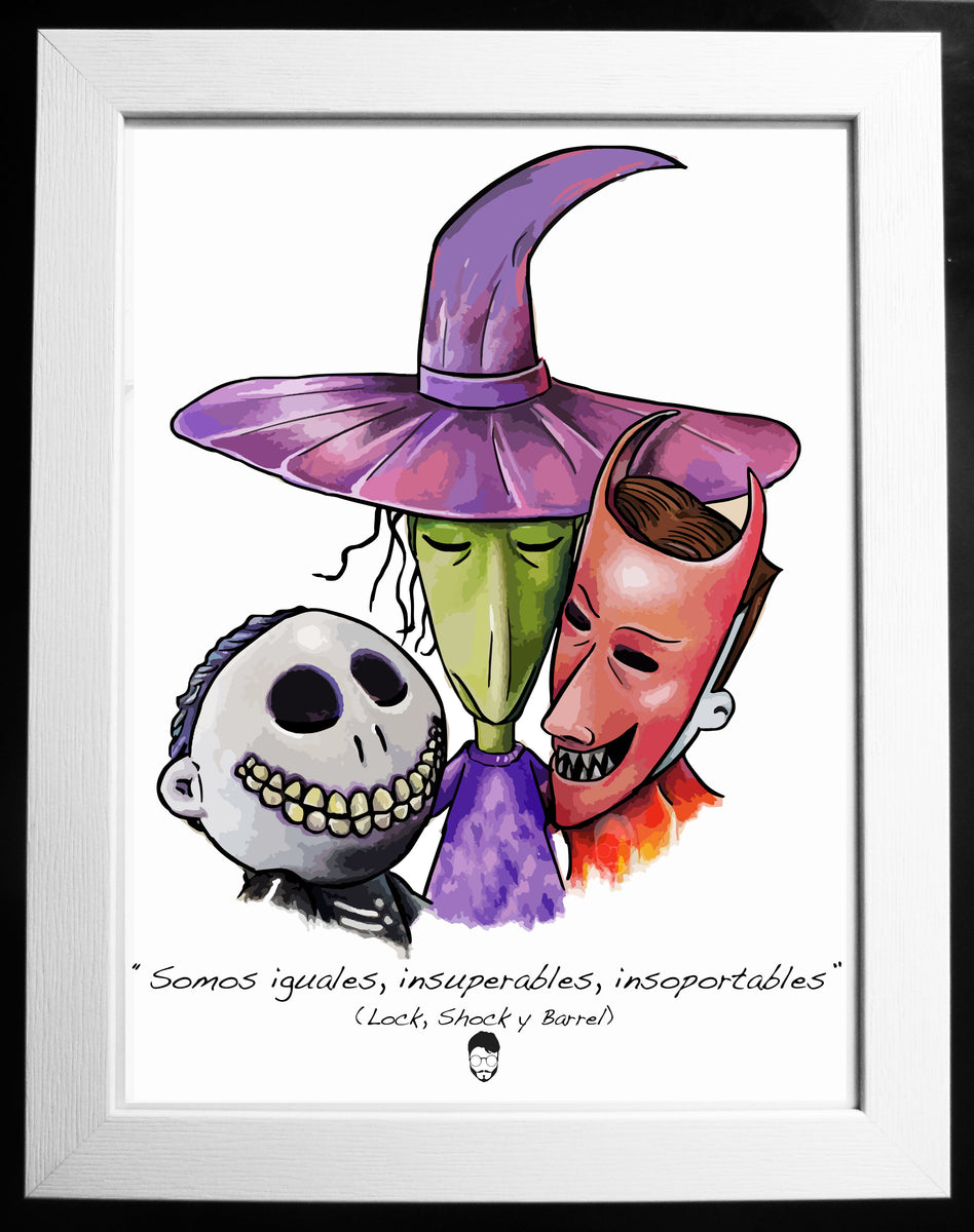 Lock, Shock y Barrell ; Pesadilla antes de Navidad El Loco del Pelo Rizo