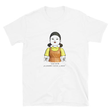 Camiseta El juego del Calamar, niña robot