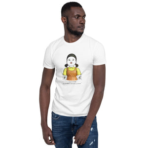 Camiseta El juego del Calamar, niña robot