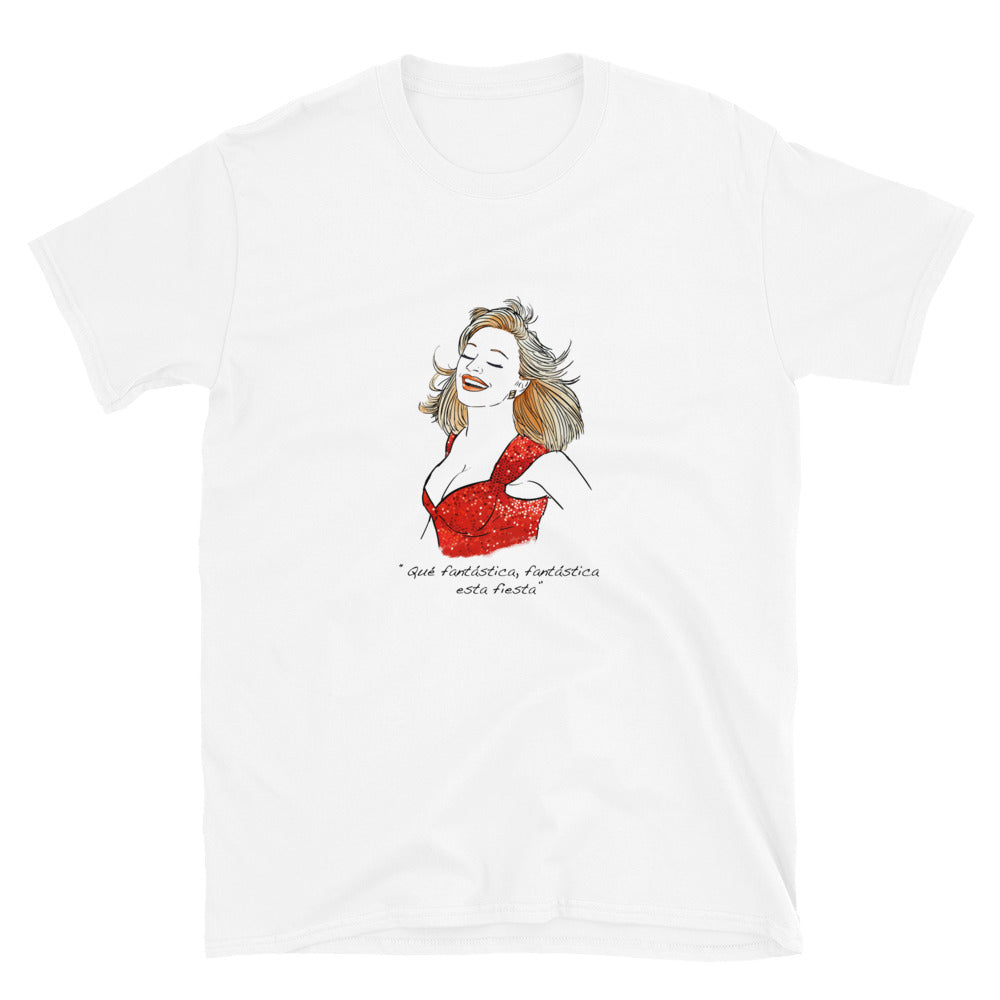 Camiseta Raffaella Carrà; Fiesta