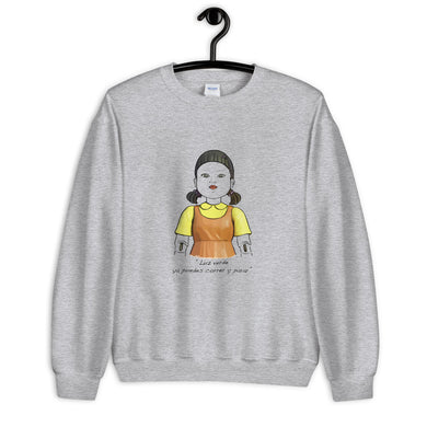 Sudadera El juego del Calamar, niña robot